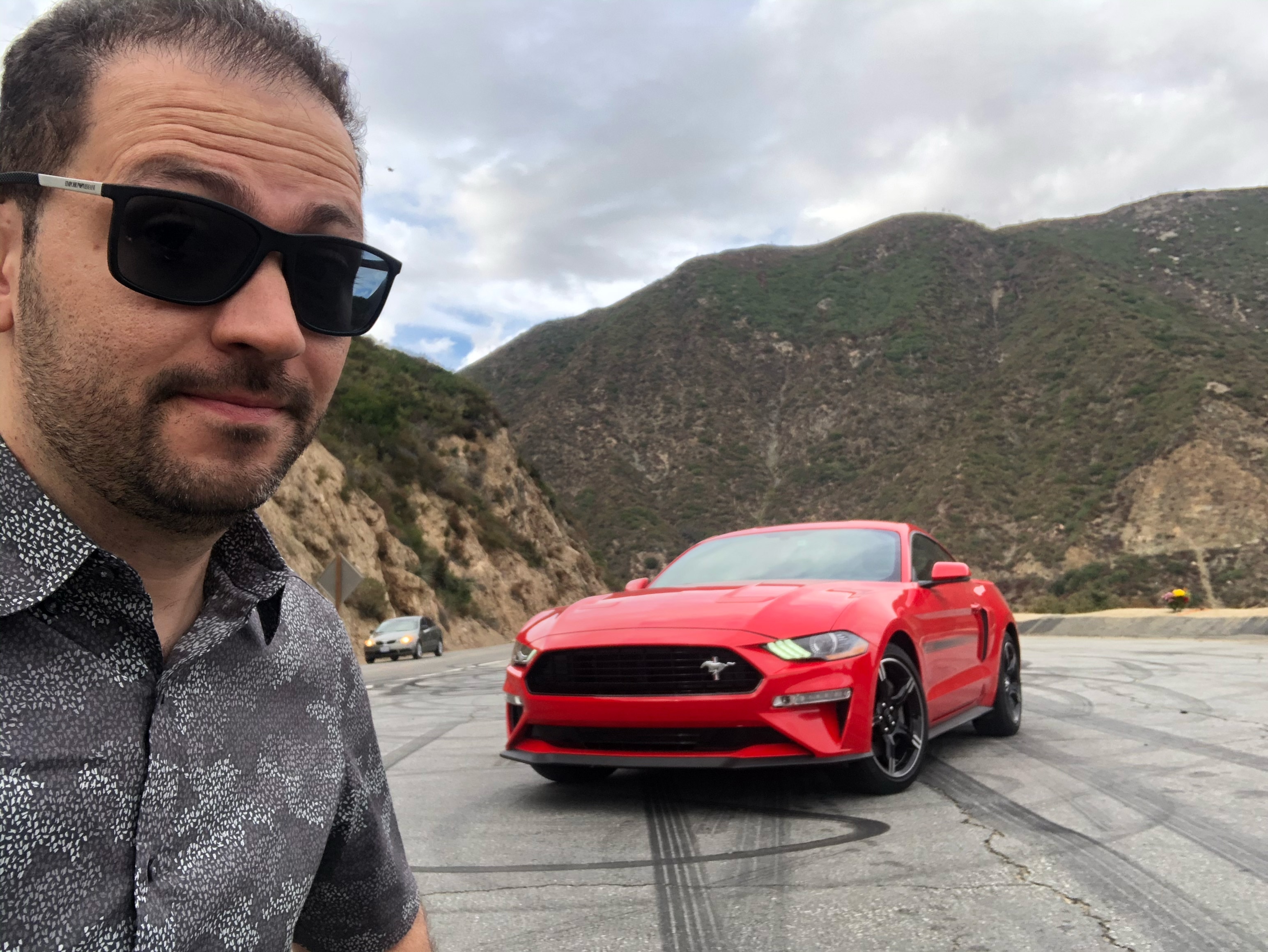 Viagem do jornalista Fabio Trindade aos EUA quando pilotou o Mustang Sheblby GT500
